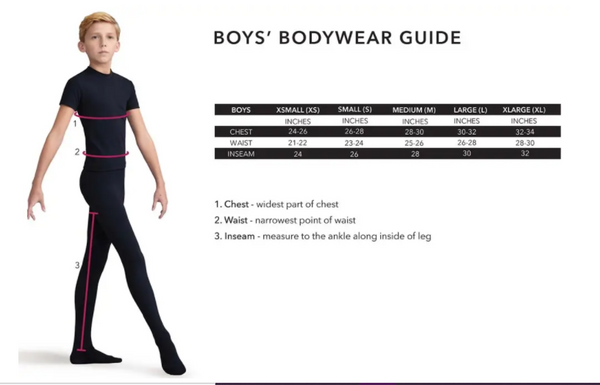 STUDIO COLLECTION SHORT SLEEVE LEOTARD - BOYS