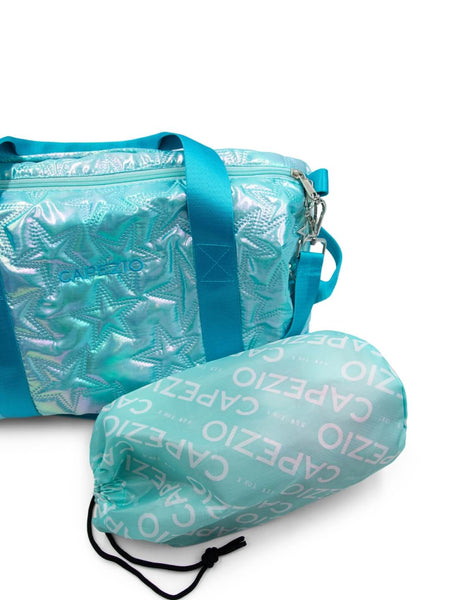 METALLIC STAR TRAVEL DUFFLE